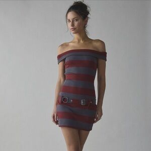 NWT The Ragged Priest mini off shoulder dress